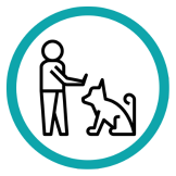 ICONO SERVICIOS BIENESTAR Y COMPORTAMIENTO ANIMAL